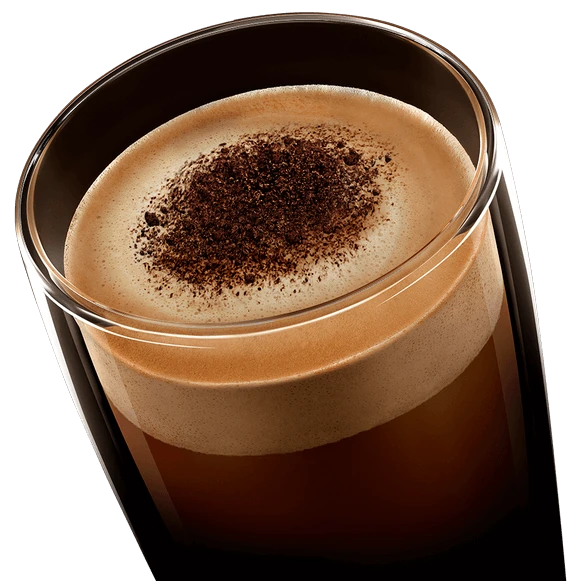 Капучино с пенкой — вариант подачи Caffino