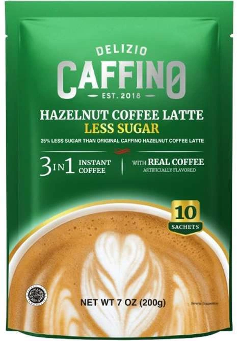 Hazelnut Coffee Latte · Less Sugar